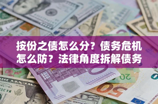 济南按份之债怎么分？债务危机怎么防？法律角度拆解债务分配与风险自保指南