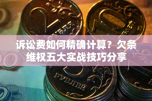 济南诉讼费如何精确计算？欠条维权五大实战技巧分享